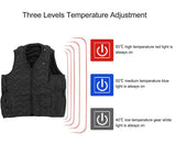 Pilipane USB Heated Vest, 3 Levels Warm Lightweight Jacket with Zippered Closure, Electric Heating Vest for Outdoor Activities (Without Battery) - Imported from UK