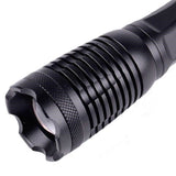 MIKAFEN 1000 Lumen E06 Cree XML-T6 Zoomable LED Flashlight with High, Medium, Low, Flash, SOS (Container Product Without Box) - Imported from UK