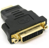 HDMI Male to DVI-D Female Adapter 24+5 DVI Converter For LCD Monitor HDTV DVD - Imported from UK