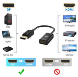 Rankie DisplayPort (DP) to HDMI Adapter, 4K Resolution Converter with Audio - Imported from UK