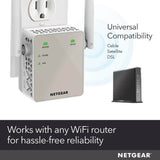 NETGEAR EX6120 Dual Band Wi-Fi Range Extender, Coverage Up to 1500 Sq Ft, AC1200 Wireless Signal Booster & Repeater Up to 1200Mbps Speed & Compact Wall Plug Design (Container Product Without Box) - Imported from UK