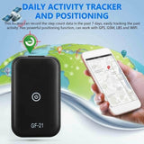 GF21 Mini GPS Tracker with WiFi + LBS + AGPS Positioning, Remote Pickup, Remote Recording, Voice Recording, Real Time Tracking, Electronic Fence, Anti Theft Alarm & More - Imported from UK
