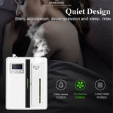 Commercial Aroma Diffuser 2-in-1 Bluetooth, Wall Mounted Scent Machine Diffuser 4-Segment Timing LCD Display 160ml - Imported from UK