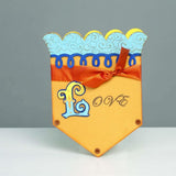 Decorative handmade greeting card - Art supplies
