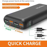 Toospon 50000mAh Portable Power Bank with Built-in Torch, Large Capacity Portable Charger for Mobile Phone, Tablet, Camera, Game Console, etc - Imported from UK