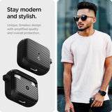 Spigen Apple AirPods 3rd Generation Case Mag Armor (MagFit) MagSafe Compatible Magnets (Matte Black) - Imported from UK