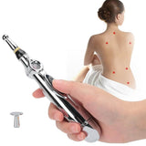 Meridian Energy Acupuncture Pen for Pain Relief, Acupoint Stimulation Meridians Therapy Massage Pen with 3 Replaceable Heads & 9 Levels - Imported from UK