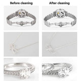 James 450ml Ultrasonic Cleaner, 42 kHz Cleaning for Jewelry Brushes, Glasses, Watches, Coins, Teeth, Razors (Container Product Without Box) - Imported from UK