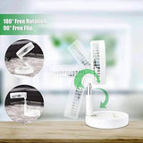 desk fan with 180-degree rotation