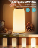 AUKEY Table Lamp RGB Touch-Sensitive Bedside Lamp with Timer Function - Imported from UK