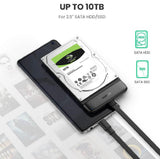UGREEN USB C to 2.5" SATA Converter, Internal SSD HDD Reader UASP Supported External Hard Drive Cable - Imported from UK