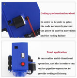SEAAN Handheld TIJ Inkjet Printer with 4.3" Touch Screen, Smart Coding Machine Automatic Laser Printer for Printing Food Production Date Carton Barcode Price Tag Number - Imported from UK