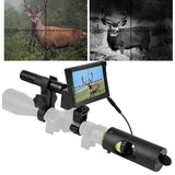 Bestsight Night Vision Rifle Scope, 5" Display Screen with 5W 850NM Infrared Illuminator, (Day & Night), 38-44mm Eyepiece Scope (Optic Sight) - Imported from UK