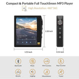 HIDIZS AP80 Hi-Res Lossless Bluetooth 4.0 MP3 Music Player with LDAC/aptX/FLAC/FM Radio Full Touch Screen - Imported from UK