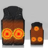 Pilipane USB Heated Vest, 3 Levels Warm Lightweight Jacket with Zippered Closure, Electric Heating Vest for Outdoor Activities (Without Battery) - Imported from UK