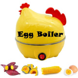 Electric Egg Boiler Chicken Shape Egg Cooker with 7 Egg Capacity - Imported from UK