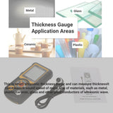 Hti Digital LCD Ultrasonic Thickness Meter Gauge Measuring Tool - Imported from UK