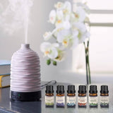 Oukzon Essential Oils Set 6 x 10ml Bottles, 100% Pure & Natural Aromatherapy Aroma Oil for Diffuser - Imported from UK