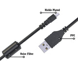 AsLink 056-0200-001 USB Mini 8 Pin Flat Cable for Digital Cameras 1M - Imported from UK