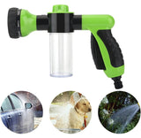 Water Spray Gun Adjustable Foam Spray Gun with Soap Dispenser, 8 Patterns High-Pressure Sprayer with Reservoir for Lawn/Garden Watering Car Washing Pet Bathing Fertilizer - Imported from UK