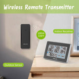 BALDR Wireless Indoor/Outdoor Thermometer With 3 Sensors, Touch LCD Screen - Imported from UK