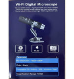 YINAMA WiFi Digital Microscope, 50x to 1000x Handheld Magnification Camera, 1080P HD 2.0 MP with 8 LED, Compatible with Android, iOS, iPhone & Windows - Imported from UK