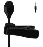 JK MIC-J 043 Omnidirectional Condenser Lapel Microphone, Lavalier/Recording Microphone (Locking Screw 1/8" Plug) - Imported from UK