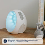 Nuby Light & Sound Machine, 20 Soothing Sounds, 6 Colours & Cry Sensor in Pakistan