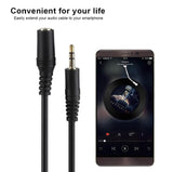 Audio Extension Cable 5.5M 3.5mm Jack to Stereo Jack Socket Headphone Extension Cable Male to Female Cable - Imported from UK