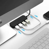 Lenovo 4 Port USB 3.0 Hub, High Speed USB Splitter, Multi-Interface Docking Expansion - Imported from UK