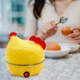 Electric Egg Boiler Chicken Shape Egg Cooker with 7 Egg Capacity - Imported from UK