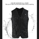 Heating Waistcoat Wear Resistance with 3 Temperature Control Setting, Heat, Cold, Mild, Vest for Home & Outdoor, Without Power Bank (Container Product as it is, No Warranty, No Guarantee, No Return, No Exchange) - Imported from UK