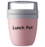 MEPAL Lunch Pot with 2 Lids A Detachable Small Storage Container for Nuts or Fruit Portable BPA Free 500ml+200ml - Imported from UK