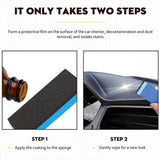 RAYHONG Crystal Coating Agent For Car, 30ML Long-lasting Liquid, Interior Car Plastics Parts Maintenance - Imported from UK