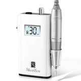 MelodySusie Clip-On Cordless Nail Drill, 30000RPM With LCD Display For Manicure Shaping &amp; Gel Removal, Perfect For Training, Nail Art Practice & Home Use - Imported from UK