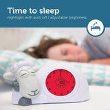 ZAZU The Lamb Clock - Sleep Trainer Clock with Nightlight for Kids, Light Up Alarm Clock, Helps Teach Your Child When to Wake Up with Visual Indicators, Adjustable Brightness, Auto Off - Imported from UK