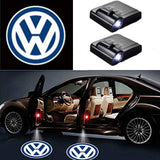 Volkswagen Ghost Shadow Floor LED Light, Car Door Welcome Laser Projector Logo Ghost Shadow Light, Car Styling Accessories, Pack of 2 Pcs - Imported from UK