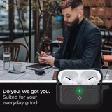 Spigen Apple AirPods 3rd Generation Case Mag Armor (MagFit) MagSafe Compatible Magnets (Matte Black) - Imported from UK