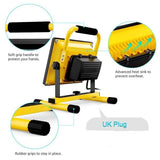 LED Flood Light, 50W Rechargeable IP65 Waterproof 5000LM Work Light with Detachable Stand, Security Emergency Site Light - Imported from UK