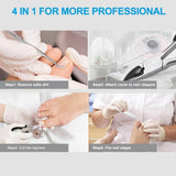 BLESWIN Toe Nail Clipper for Ingrown or Thick Toenails, 4pcs Toenails Trimmer & Professional Podiatrist Toenail Nipper for Seniors with Surgical Stainless Steel Super Sharp Blades Soft Grip Handle - Imported from UK