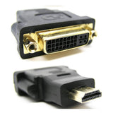 HDMI Male to DVI-D Female Adapter 24+5 DVI Converter For LCD Monitor HDTV DVD - Imported from UK