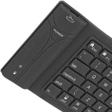 Wireless BT Foldable Silicone Keyboard 108 Keys Portable Waterproof Mini Keyboard Full Sealing Design Silent Typing Roll-up Keyboard - Imported from UK