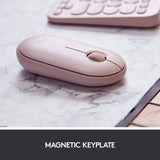 Logitech Pebble Bluetooth Wireless Mouse, Slim Silent Computer Mouse with Quiet Click - Imported from UK
