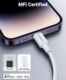 UGREEN USB C to Lightning Cable, 1M MFi Certified PD Fast Charging Cable Compatible with iPhone iPad iPod - Imported from UK