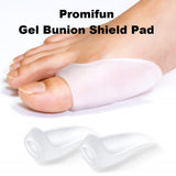 Promifun Gel Bunion Protector Shield Pad 8 Pack of Bunion Pads & Cushions Relieve Foot Pain from Friction Rubbing & Pressure - Imported from UK