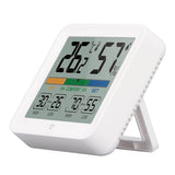 Digital Indoor Thermometer & Hygrometer with Accurate Temperature Humidity Monitor Meter & Touch LCD Backlight (Container Product Without Box) - Imported from UK