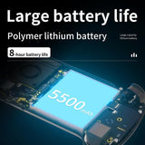 ANBERNIC RG556 Retro Handheld Game Console with 128GB SD Card Pre-Loaded, 1080P Android 13, Bluetooth 5.0, 5.48" AMOLED Touch Screen, Unisoc T820 Processor, 5500mAh Battery, WiFi, Video Games Player - Imported from UK