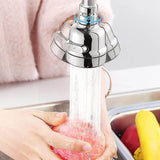 Kitchen Sink Faucet Aerator, 360° Rotatable Sprayer Head, Anti-Splash Tap Aerator Faucet Nozzle Head with Hose with 3 Modes Adjustment - Imported from UK