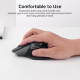 Rapoo MT760M Multi-Mode Wireless Optical Mouse, Bluetooth 5.0 & 2.4G Multi-Mode Connection Up to 4 Devices, 11 Programmable Buttons, 4000 DPI HD Sensor (Container Product Without Box) - Imported from UK