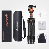 GEEKOTO 77’’ Camera Tripod for DSLR, Compact Aluminum Tripod with 360 Degree Ball Head and 8kgs Load for Travel and Work - Imported from UK